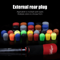 Miniatyrbilde 5 av 8: Fiskestangplugg FishingRod Sklisikkert håndtak Beskyttelsesveske Lur deep red 20mm