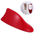Miniatyrbillede 1 af 8: Car Radio Shark Fin Car Shark Antenne Radio FM Signal Design Fo Red