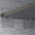 Miniatyrbilde 4 av 8: 5 stk. Punch-Free Garderobe Lagdelt Skillevegg Spikerfri Lim L 7*7cm