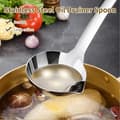 Miniatyrbillede 2 af 8: 201 Rustfrit Stål Oliefilter Ske Fedtfilter Hot Pot Cola 1 Pcs