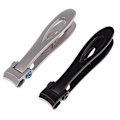 Miniatyrbillede 5 af 8: Negleklipper i rustfrit stål Finger Toe ter Trimmer & File Mani Silver