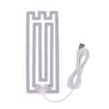 Miniatyrbillede 1 af 5: Nyt USB varmeelement filmvarmer 8*18CM til varme fødder