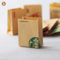Miniatyrbilde 1 av 8: 5 stk Dukkehus Simulering Miniatyr Hamburger kaffe Fries Pack A