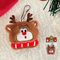 Miniatyrbild 1 av 8: Julplyschnyckelring Tomte Julgran Fylld Dock A6