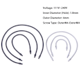 Miniatyrbillede 3 af 8: LED M4 Mikrofon Positioneringsslange To Eksterne M4 Flexible Sn C