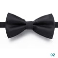 Miniatyrbillede 1 af 5: Mode Mænd Butterfly Party Bryllupssløjfe Black Bowknot Bowti 02