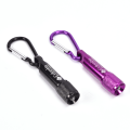 Miniatyrbilde 6 av 7: Mini lommelykt nøkkelring LED lommelykt lommelykt Purple