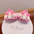 Pikkukuva 6 / 8: 2kpl Sarjakuva Anime Mini Cat Korva Hiusneula Broken Hair Clip Kawaii Yellow