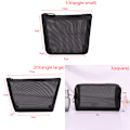 Miniatyrbillede 2 af 5: Mesh Makeup Case Organizer Opbevaringspose Lynlås Toiletartikler Rejse 2(triangle large)