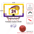 Miniatyrbild 8 av 8: Bärbar rolig minibasketbågeleksaksats inomhusbasket B