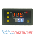 Miniatyrbild 4 av 10: DC 12V 20A Digital Display Tidsfördröjning Relä Timing Timer