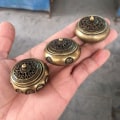 Miniatyrbillede 2 af 5: Retro Røgelse Brænder Tolv Stjernetegn Brænder Messing Røgelse H B