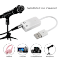 Miniatyrbillede 2 af 8: USB 2.0 til stik eksternt USB-lydkort 3D o Headset-mikrofon