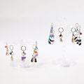 Miniatyrbilde 2 av 8: Smykker Roterende Ring Display Holder Organizer Halskjede Keychai F