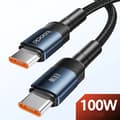 Miniatyrbillede 2 af 8: 100W Type C til Type C Kabel Hurtig Opladning til Mobiltelefoner A1
