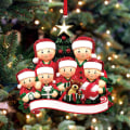 Miniatyrbilde 2 av 8: Julepynt DIY Personlig Familie Julepynt Til C