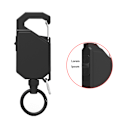 Miniatyrbillede 2 af 7: 1 Stk Anti-Theft Metal Let at trække Spænde Reb Elastic Keychain 1