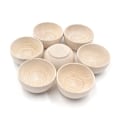Miniatyrbillede 2 af 4: 57 * 30MM Små Børns Malede Træskål DIY Træhåndværk 1pc