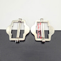 Miniatyrbilde 5 av 8: 3PCS Metall Dobbel Pin Spenne Elastisk Justering Rektangel Spenne A4