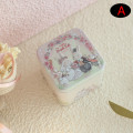 Miniatyrbilde 8 av 8: Easter Square Box Candy Box Easter Bunny Printing Tin Blikk D