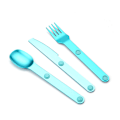 Pikkukuva 1 / 8: 3 kpl kannettava set Connect Magneettinen haarukkalusikka Light blue