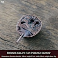 Miniatyrbilde 8 av 8: Buddhistiske redskaper Røkelsesbrenner Lotus Røkelse Røkelsekar Arkaisk C 2
