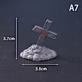 Miniatyrbillede 8 af 8: Halloween Mikro Landskab Miniature Resin Håndværk Mini Fe Havgard A19