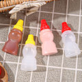 Miniatyrbillede 2 af 5: 2 Stk Mini Krydderi Flaske Salatdressing Ketchup Krukke Dispenserer