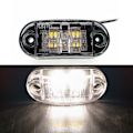 Miniatyrbillede 1 af 5: 1 STK LED-sidemarkeringslys Advarselsbaglygter Auto billys White