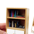 Pikkukuva 5 / 7: 1:12 Dollhouse Miniatyyri Vitriinit Ravintola Kirjahylly F