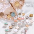 Miniatyrbillede 2 af 8: 8 stk Nail Art Toe Separator Silikone Fod Tæ Separator Gel F B