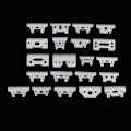 Miniatyrbilde 2 av 8: 2-hulls stagger-tooth keramisk bevegelig blad trådløs klipper Rep A10