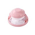 Miniatyrbilde 1 av 5: Hårfjerning Catcher Filter Mesh klær Vaske hine Filter L Pink