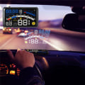 Pikkukuva 2 / 5: Universal F4 Head Up Display HUD ODB2 Auton nopeusmittari