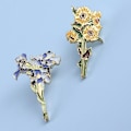 Pikkukuva 2 / 8: rintaneula Rintanappi Van Gogh Auringonkukka Iris Rintaneula Kukka Hattu Pin M A2