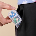 Miniatyrbild 7 av 8: 7Grids Pill Box Tablett Behållare Organizer Case Medicin White