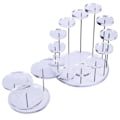 Miniatyrbilde 7 av 8: Cupcake-stativ Akryl Display Stativ For smykker Kake Dessert Ra Transparent 3
