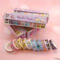 Miniatyrbillede 1 af 6: 10 stk 15mm*2M e Cartoon Washi Tape Masking Tape Kawaii Decorati