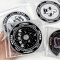 Miniatyrbillede 2 af 8: 1 stk. Disk CD opbevaringsboks gennemsigtig plast DVD-etui multifunktion Clear