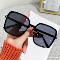 Miniatyrbillede 1 af 8: Gradient Eyeglasses Lady UV Protection Shade Solbriller Dame B A3