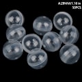 Miniatyrbillede 1 af 5: 50 STK Clear Capsule Toy Surprise Ball Tiny Container Making Thi A