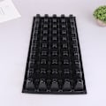 Miniatyrbillede 7 af 8: 2 stk. 50 cellers plantespirer bakker i plast til spiring af frø - sorte Black