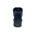 Miniatyrbillede 1 af 8: 10A 3Pin IEC-stik nede OP 90 vinklet IEC 320 C14 han til C1 A4