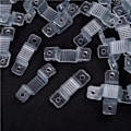 Miniatyrbillede 3 af 5: 100 stk 10 mm LED-fiksering af silikone-monteringsclips LED-strimmellys C