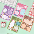 Miniatyrbilde 7 av 8: Kawaii Cartoon Strawberry Bear Sticky Notes Memo Pad e Message A2