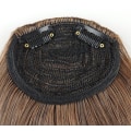Miniatyrbillede 4 af 6: Fringe Clip In On Bangs Straight Hair Extensions Dark Brown