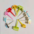 Pikkukuva 4 / 8: Sarjakuva Fruit Fork Toothpicks ja Animal Selection Mini Lunch Bo