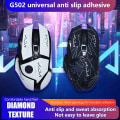 Miniatyrbillede 2 af 8: G502 Universal Wired trådløs mus Anti-slip Stickers Anti-sli A4