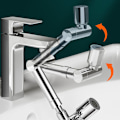 Miniatyrbilde 5 av 7: Legering Universal Rotasjonskran Lufter Retracta Robotic Swivel Silver Electroplated alloy
