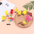 Miniatyrbilde 5 av 8: Little Yellow Duck Hårnål Vårhårtilbehør Hodeplagg Ch A7